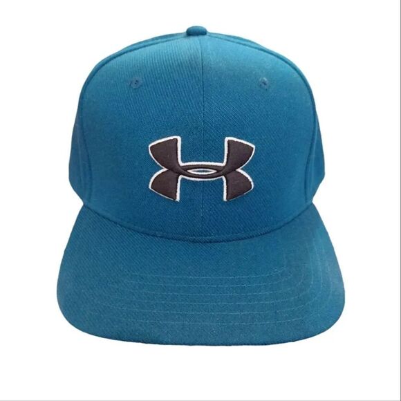 Under Armour Huddle 2.0 Orange Teal Snapback Hat Bundle of 2 - Picture 6 of 15